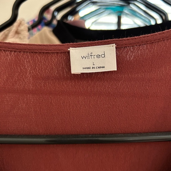 Aritzia Wilfred New Gallery Dress in Maroon size L - Picture 5 of 6